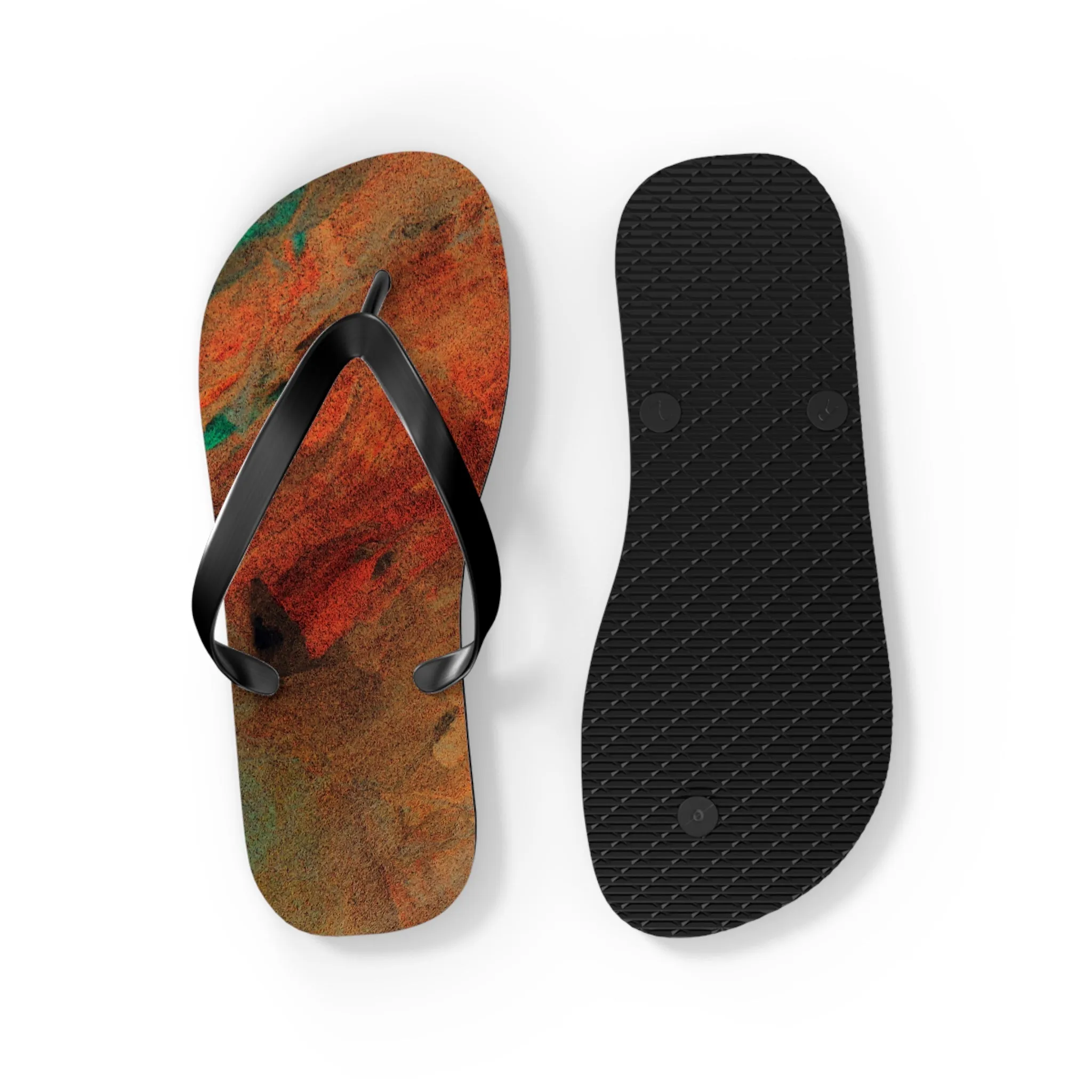 Orange flush - Inovax Flip Flops