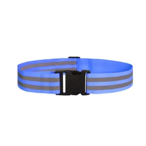 Outdoor Adjustable Night Running And Cycling Reflective Waistband, Specification: 5cm Width(Blue)