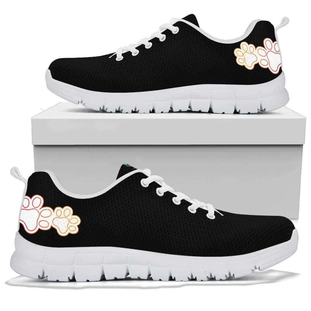 Pawprints on heel -  Women's Sneakers