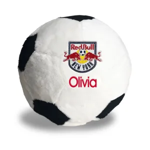 Personalized New York Red Bulls Plush Soccer Ball