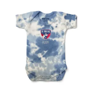 Personalized Tie Dye FC Dallas Bodysuit