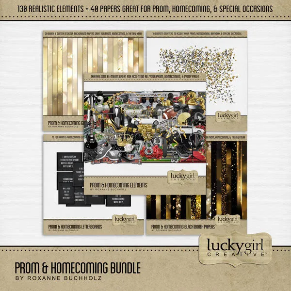 Prom & Homecoming Digital Scrapbook Bundle