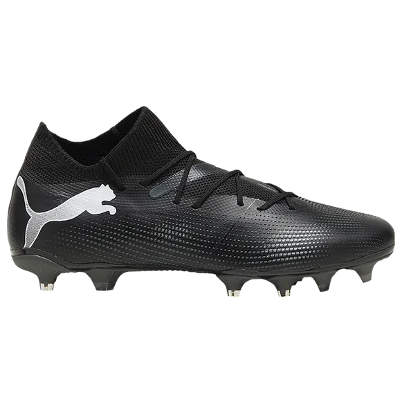 .Puma FUTURE 7 MATCH FG/AG  Men's Football Boots BLACK/WHITE - (107715 02) - CR7 - R2L17