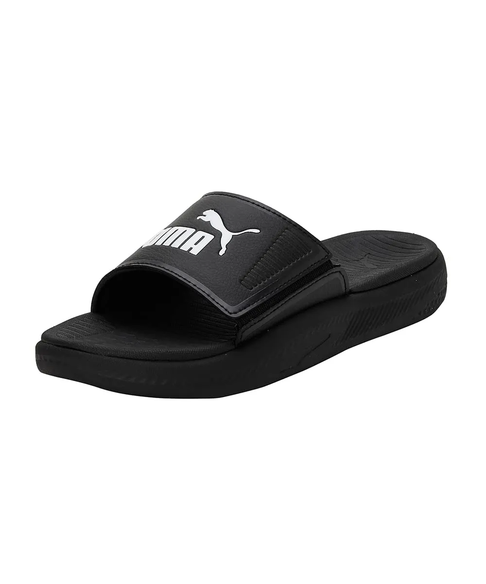 Puma Unisex-Kid Softride Slide Junior Black-White Slide - 3UK (38499201)