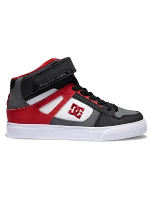 Pure High-Top EV White/Grey/Red Shoes (Kids)