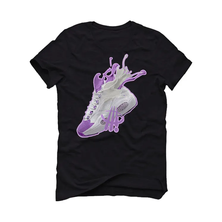 Reebok Question Mid “Grape Toe”| ILLCURRENCY Black T-Shirt (SPLASH)