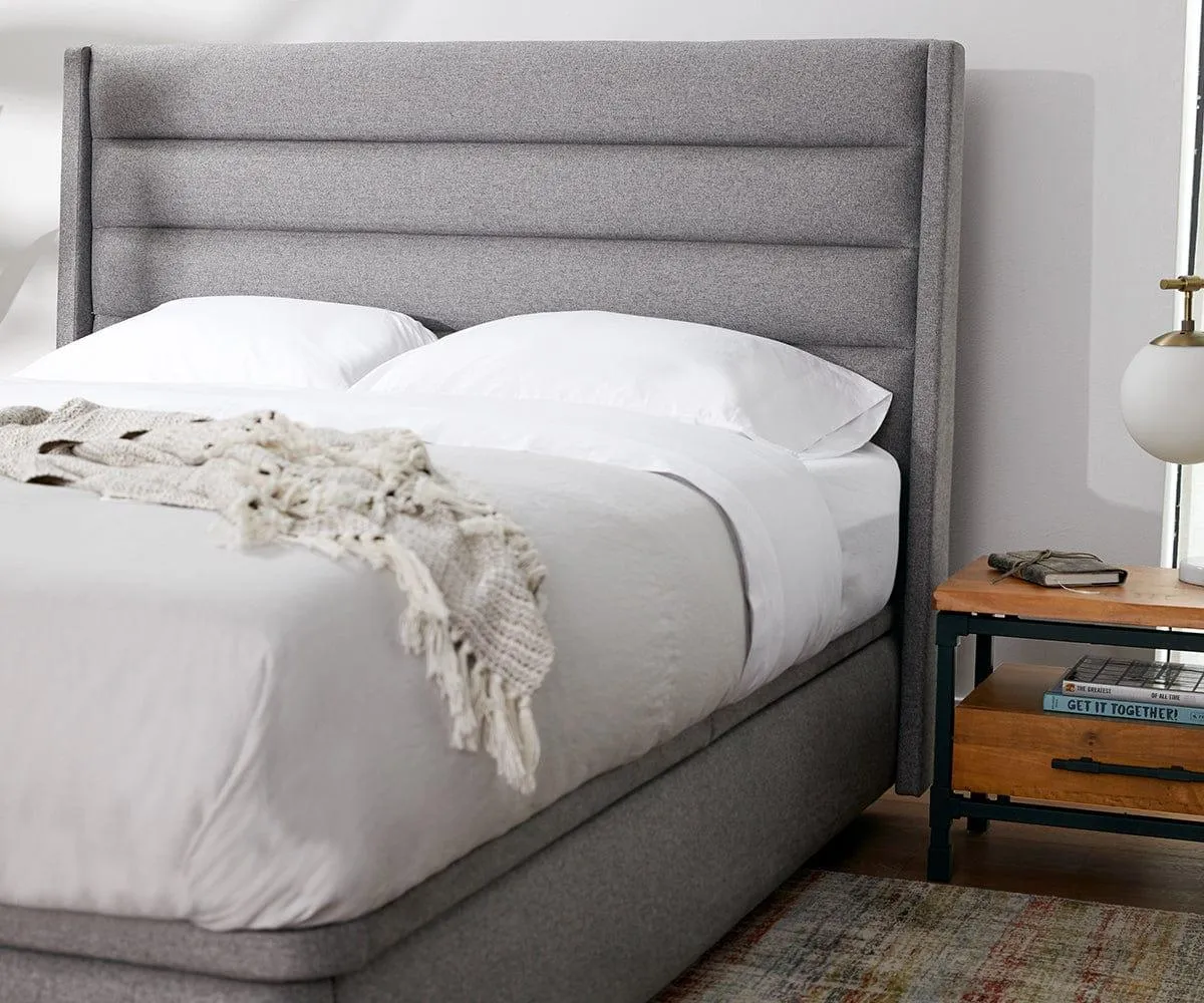 Reed Upholstered Storage Bed