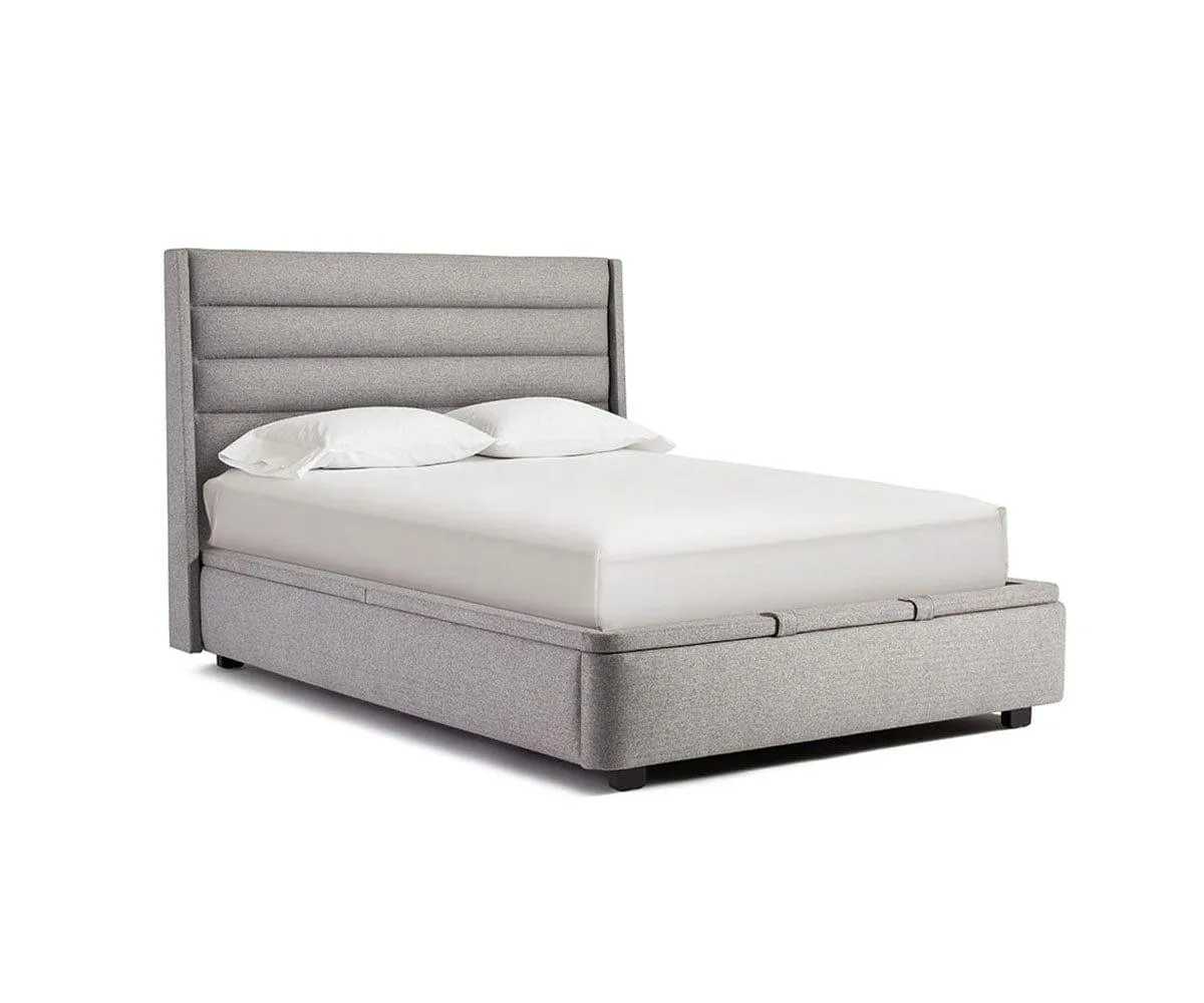 Reed Upholstered Storage Bed