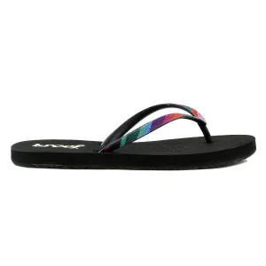 Reef Guatemalan Stargazer Flip Flop Sandal - Black/Multi - Womens