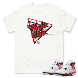 Retro 4 "Red Cement" Flight Club Shirt