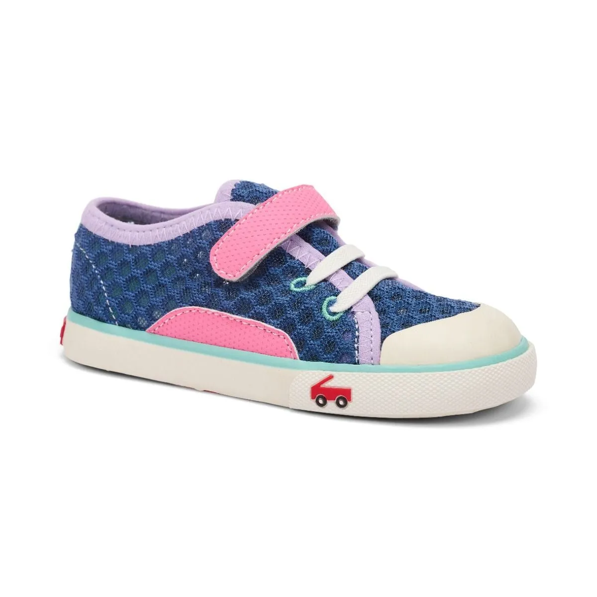 See Kai Run Saylor Sneakers - Dark Blue/Pink