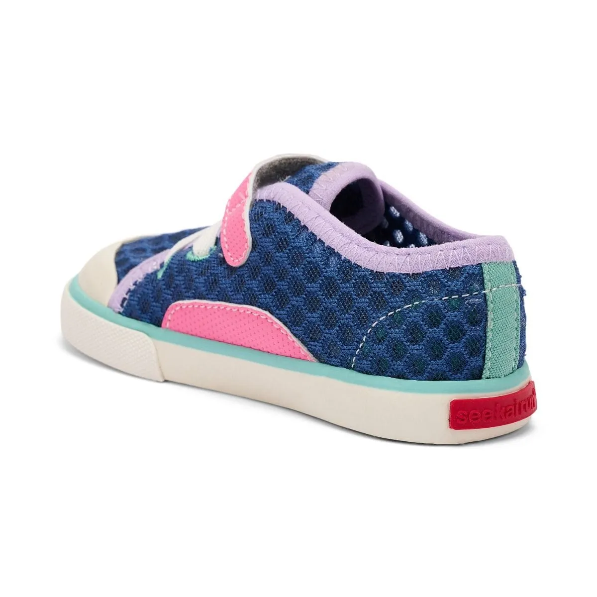 See Kai Run Saylor Sneakers - Dark Blue/Pink