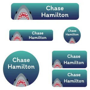 Shark Kindergarten Labels Pack