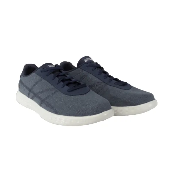 Skechers scarpa casual uomo On The Go Glide Eaze 53775 NVGY blu-grigio