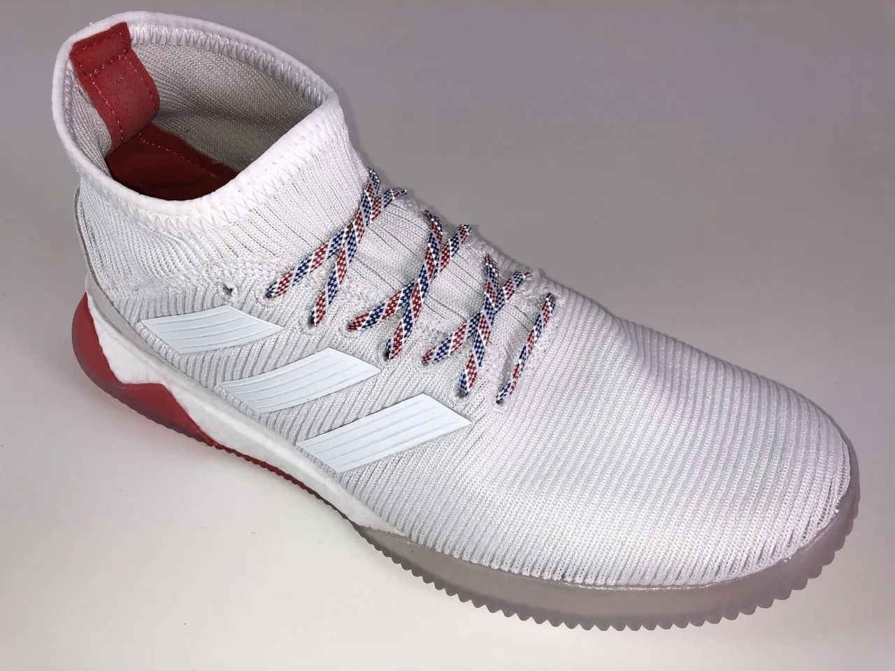 SR4U Reflective Red/White/Blue Checkered Laces