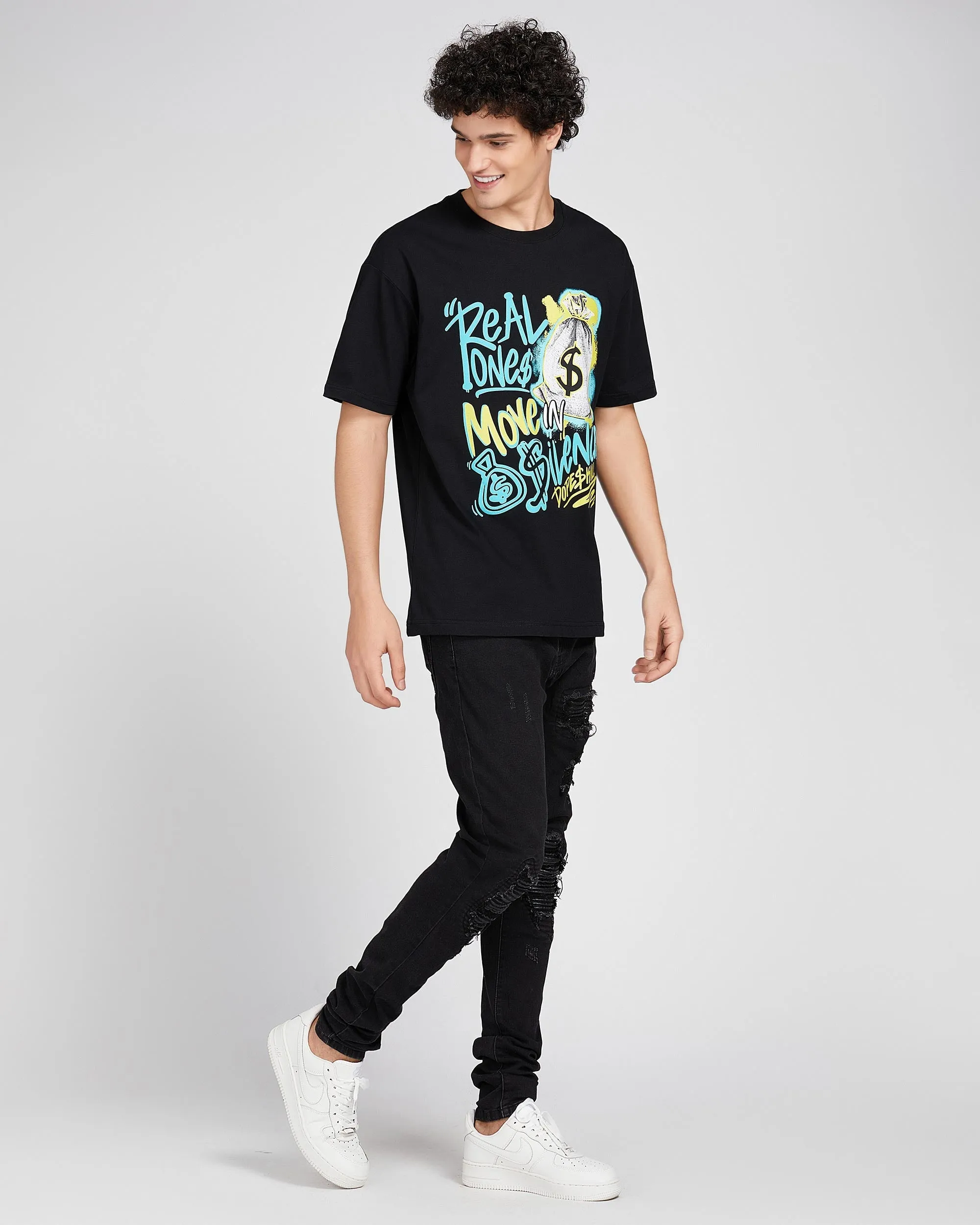 Statement Graphic Print Tee-Mexico Local Delivery