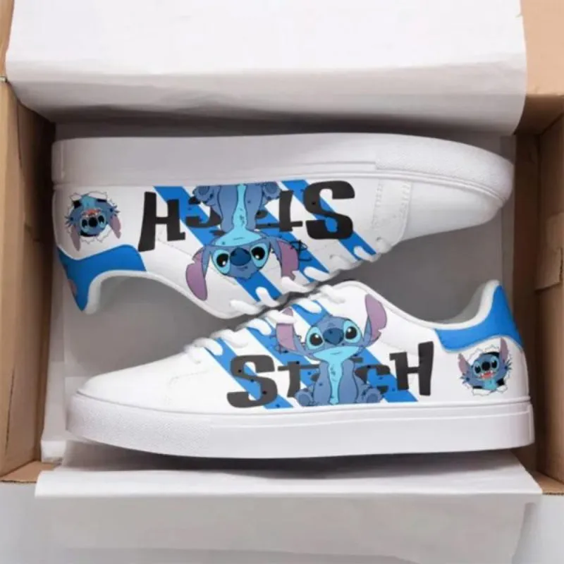 Stitch Design Printed Skate Shoes