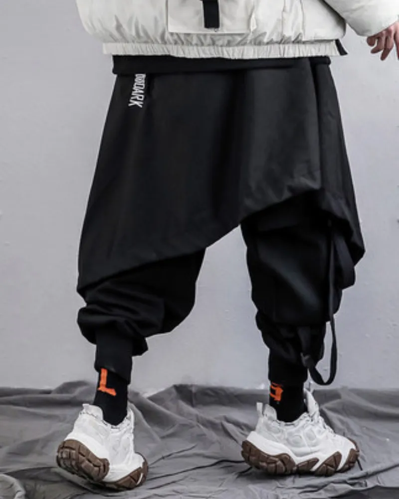 Streetwear Ninja Harem Skirt Pants