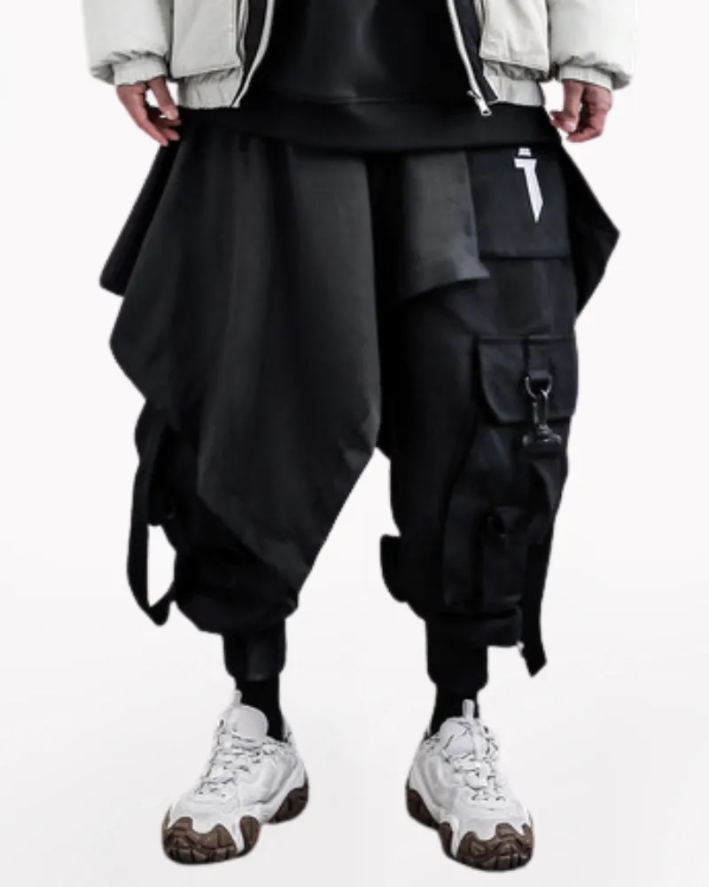 Streetwear Ninja Harem Skirt Pants