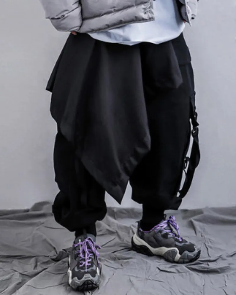 Streetwear Ninja Harem Skirt Pants