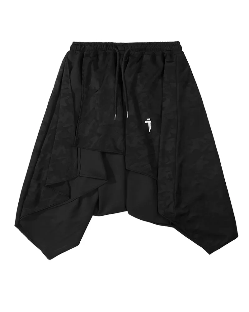 Streetwear Ninja Outfit Irregular Skirt Pants