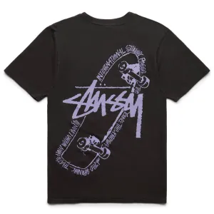 Stussy Skate Posse Pigment Dyed Tee Black