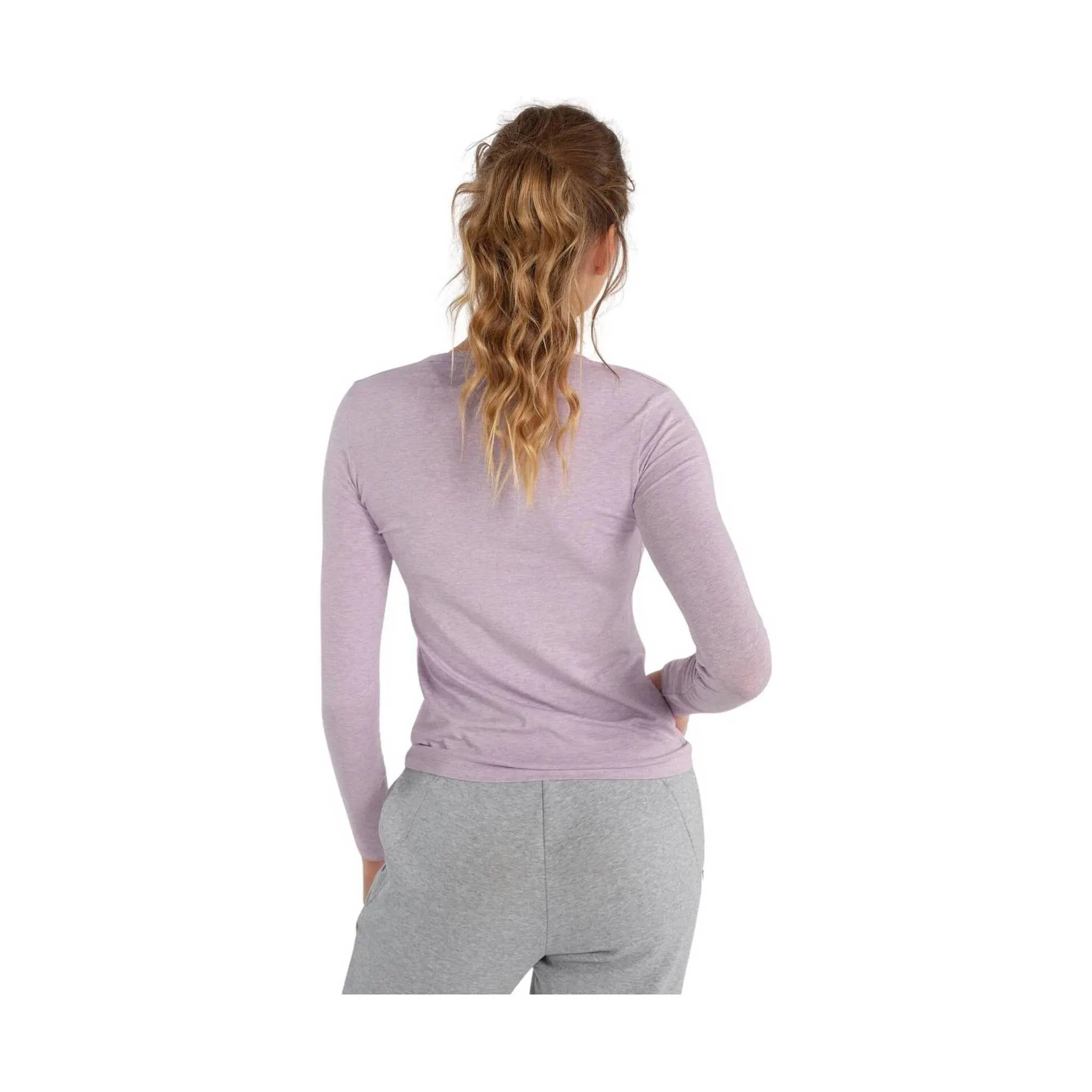 Tasc Women's Nola Long Sleeve Shirt - Digital Purple Heather - ONLINE STORE CREDIT/EXCHANGE ONLY