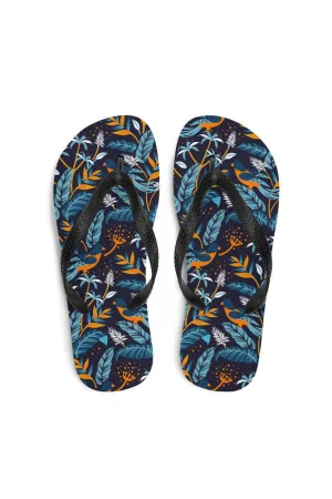 Turmeric-Chested Tropical Bird Flip-Flops