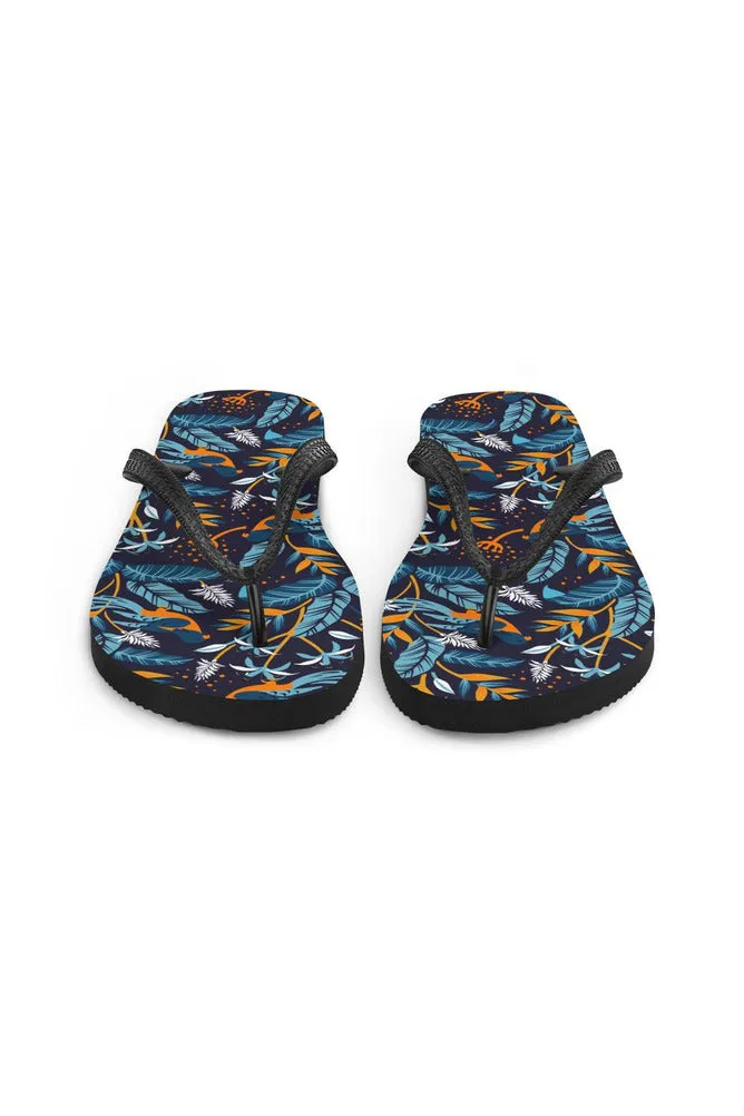 Turmeric-Chested Tropical Bird Flip-Flops