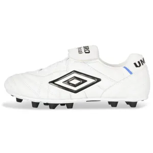 Umbro Speciali Pro 24 FG Soccer Cleats (White/Black/Royal)