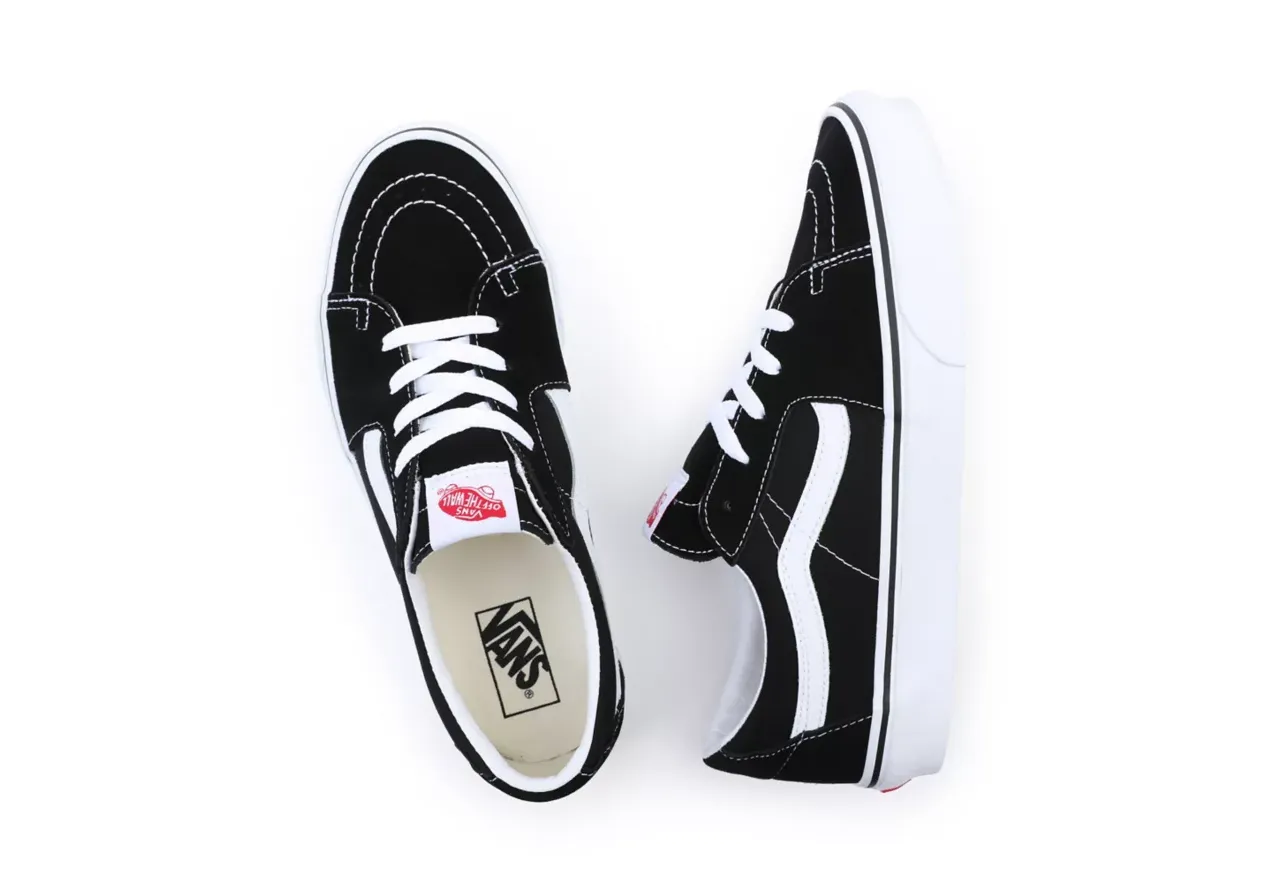 Vans scarpa sneakers bassa unisex Sk8-Low VN0A4UUK6BT1 nero-bianco