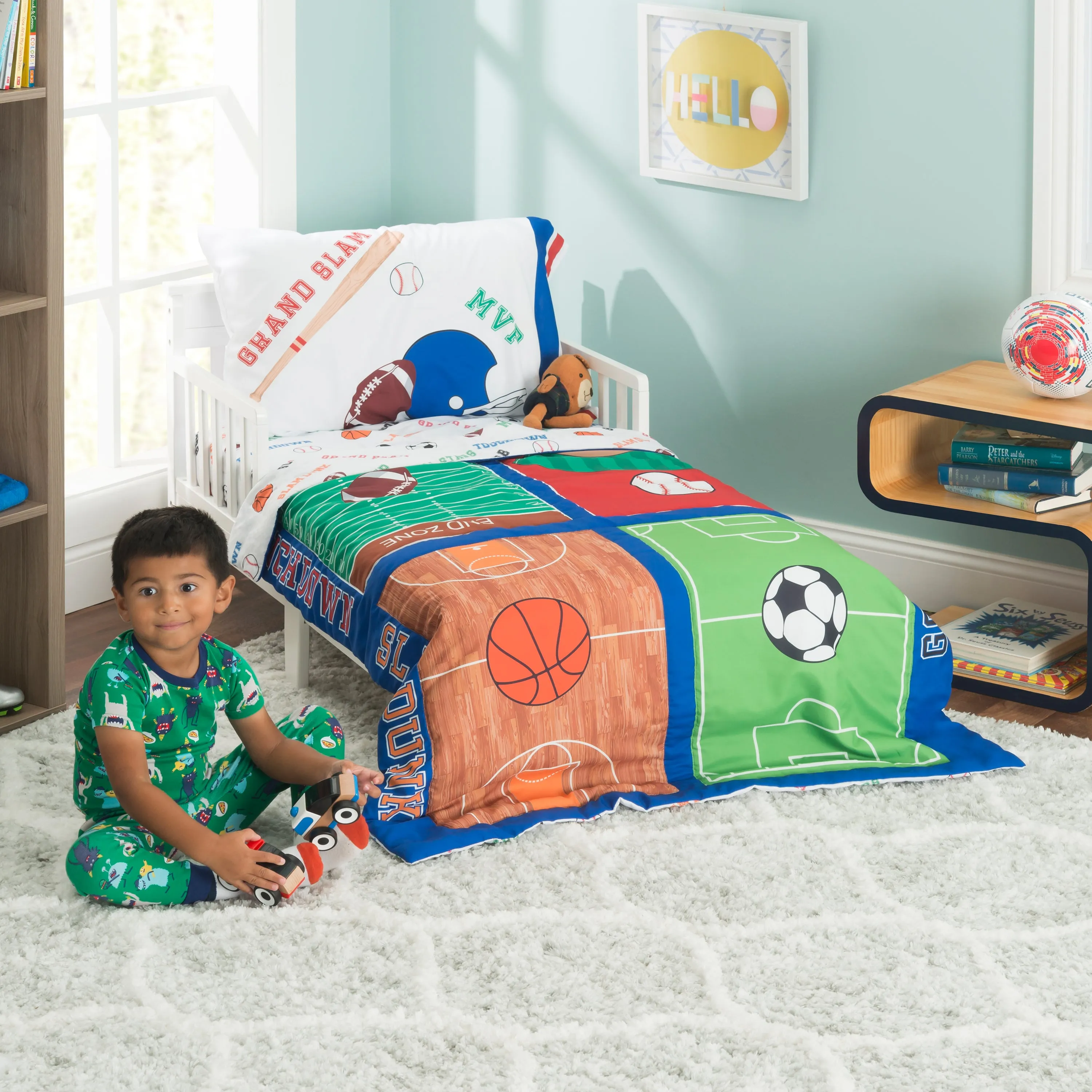 Varsity Sports 4-Piece Toddler Bedding Set