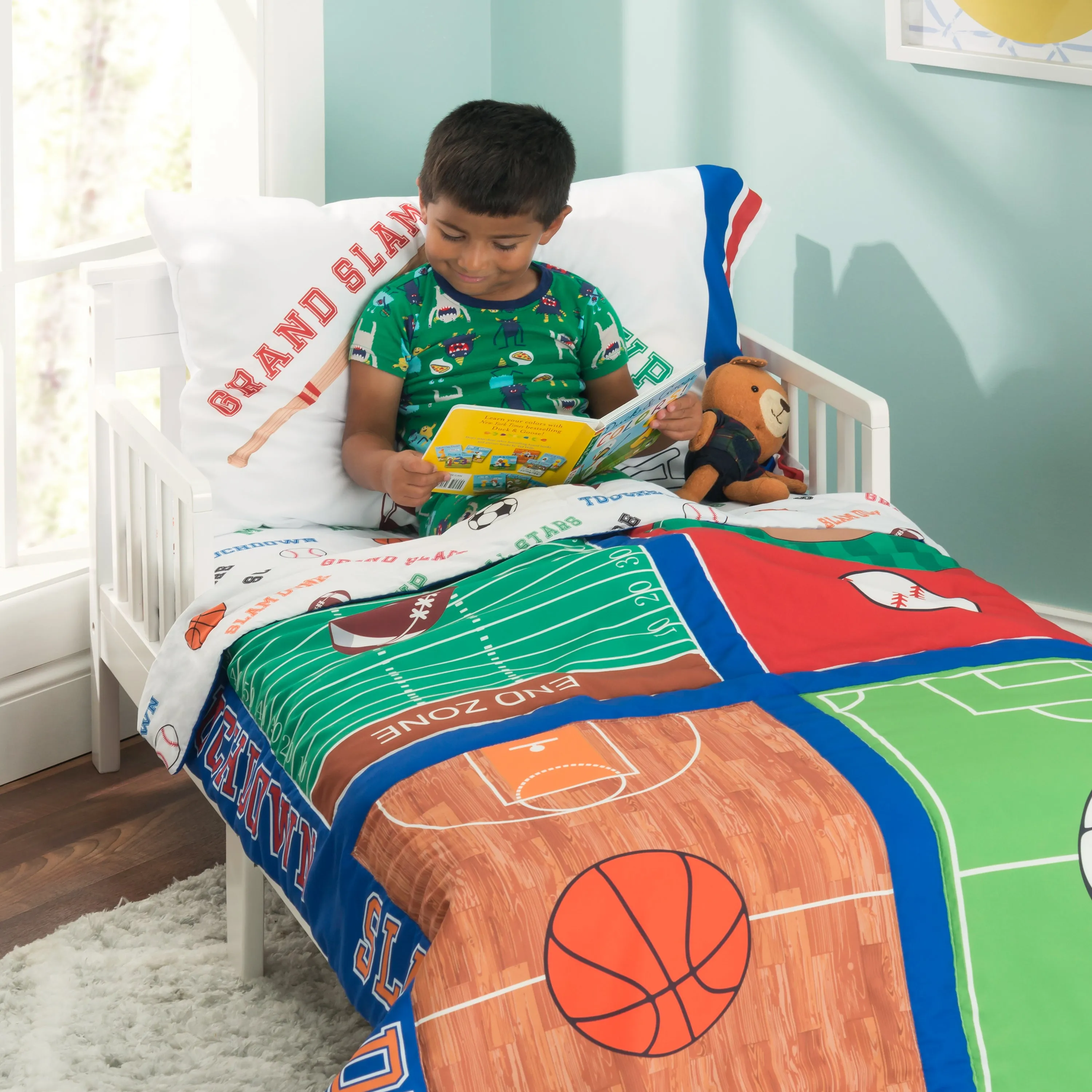 Varsity Sports 4-Piece Toddler Bedding Set