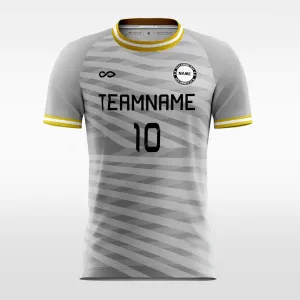 Vintage Grey Striped - Custom Kids Soccer Jerseys Design