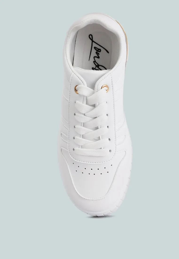 Welsh Panelling Detail Sneakers