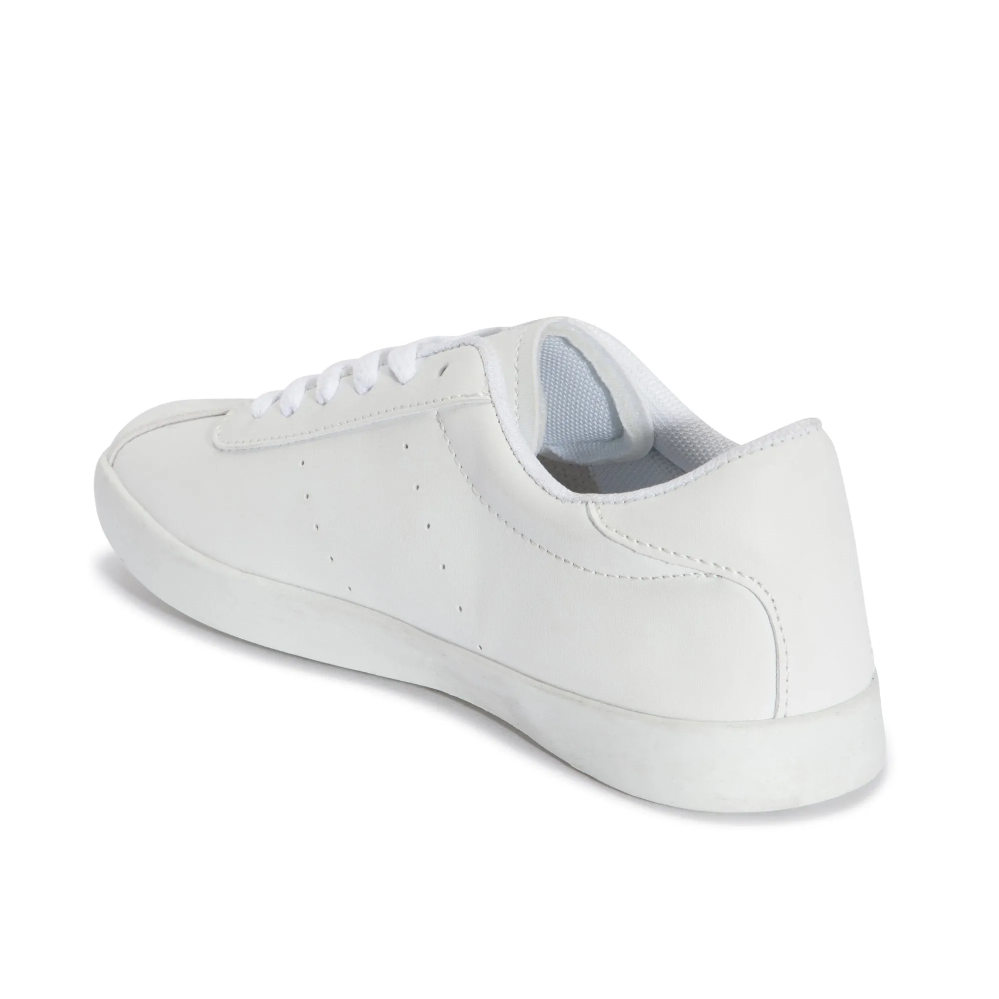 White Chunky Lace Up Trainer