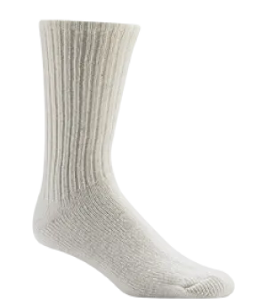 Wigwam 625 Wool Midweight Crew Sock/White - F1086