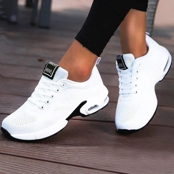 Women Running Shoes Breathable Casual Shoes Outdoor Light Weight Sports RJ