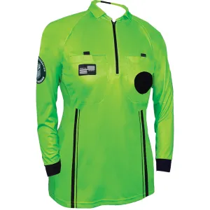 Women's USSF Pro Referee Jersey L/S [Green]