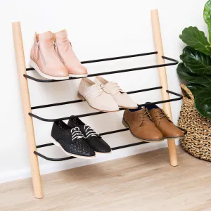 Wooden Shoe Rack Organizer Modern Shoe Rack That Holds 12 Pairs of Shoes